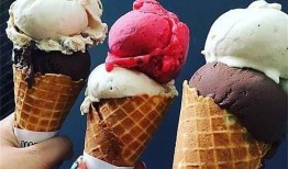 万洁吃冰激凌吃瓜